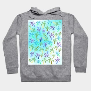 TOPSY Turvy Tropical Palm Trees Hoodie